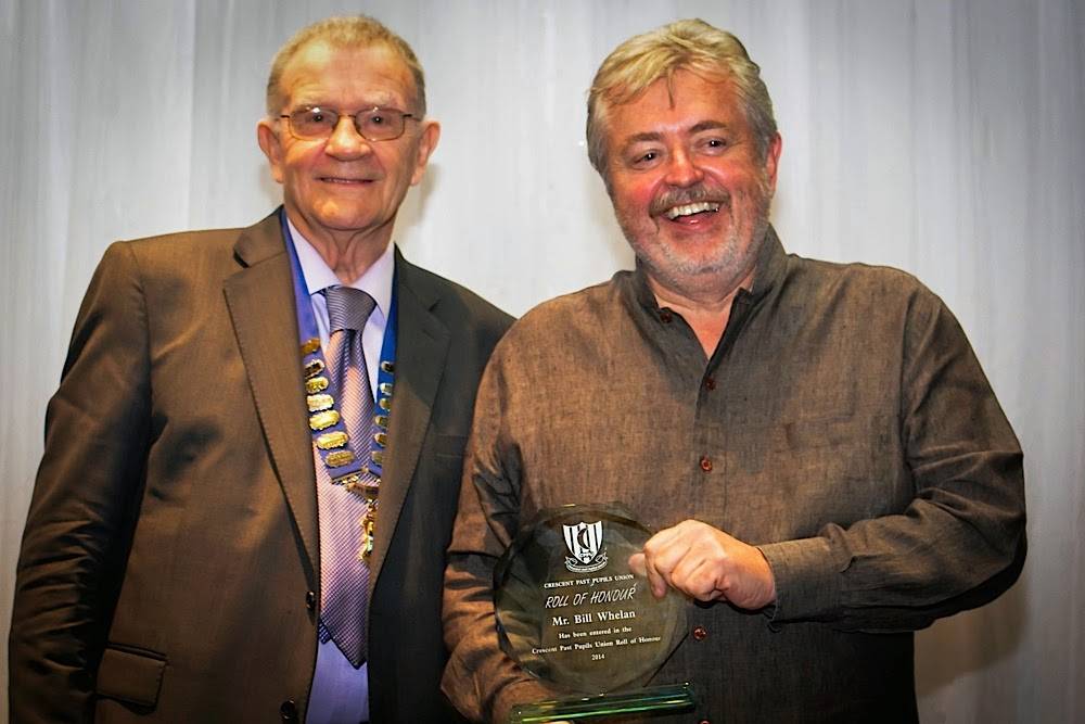 Bill Whelan Roll of Honour Award 2014